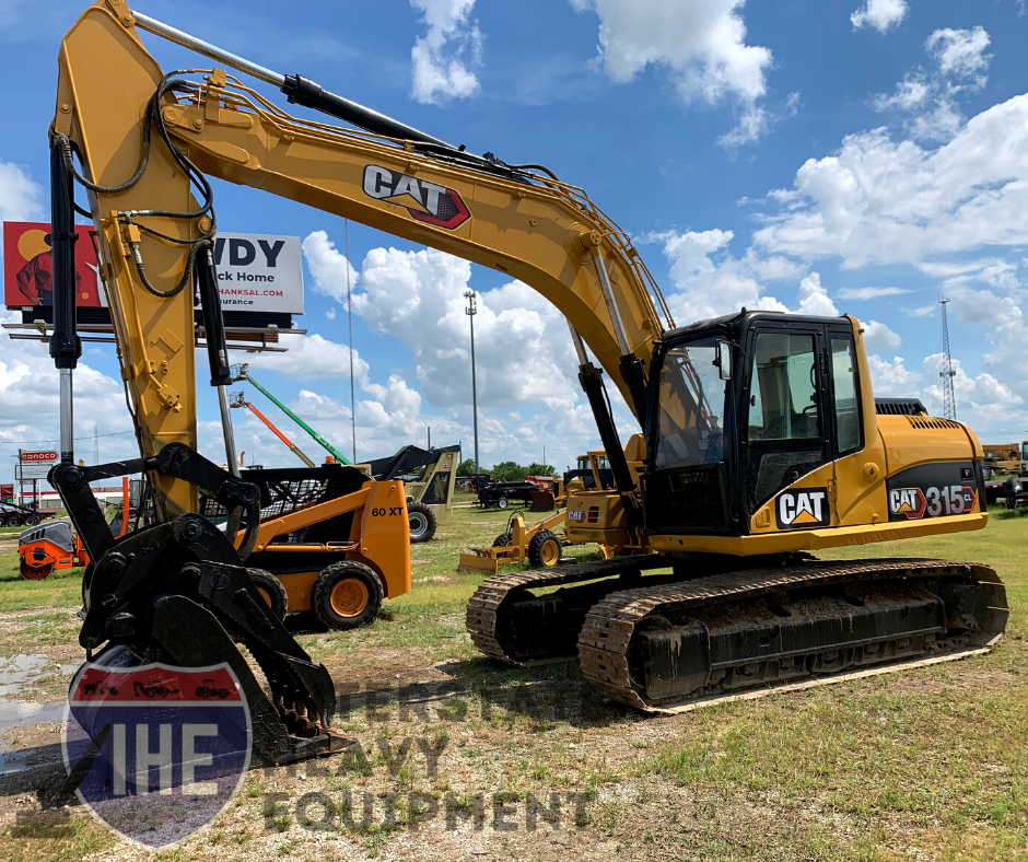 Types of Equipment in Civil Construction-Cat-315CL-before purchasing used excavators