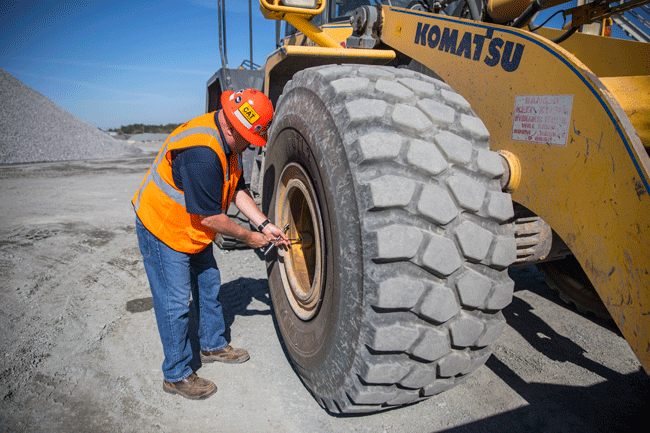 heavy equipment tires maintenance