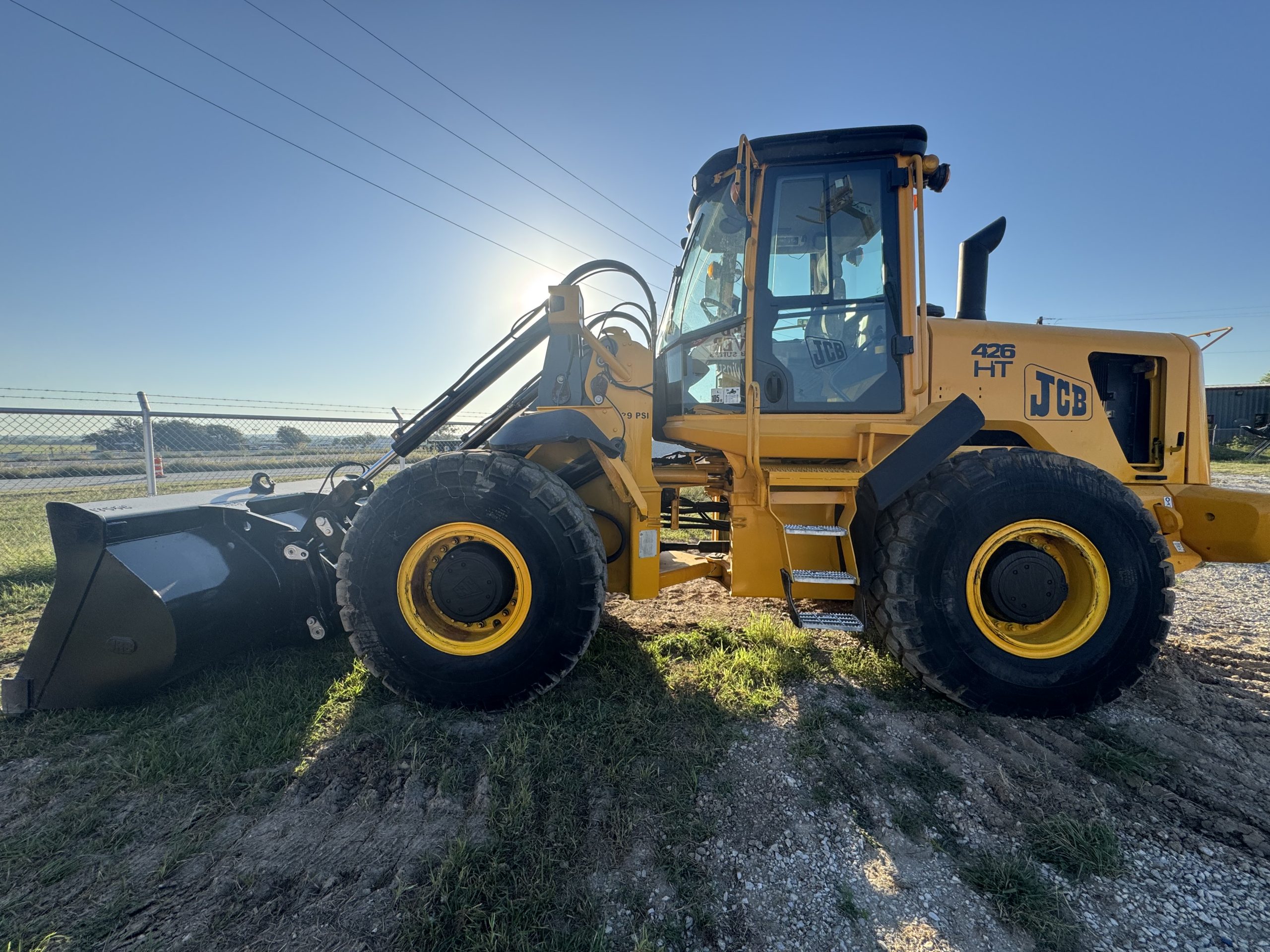 Wheel Loader Pay Loader JCB 426HT Interstate Heavy Equipment 817.532.3016