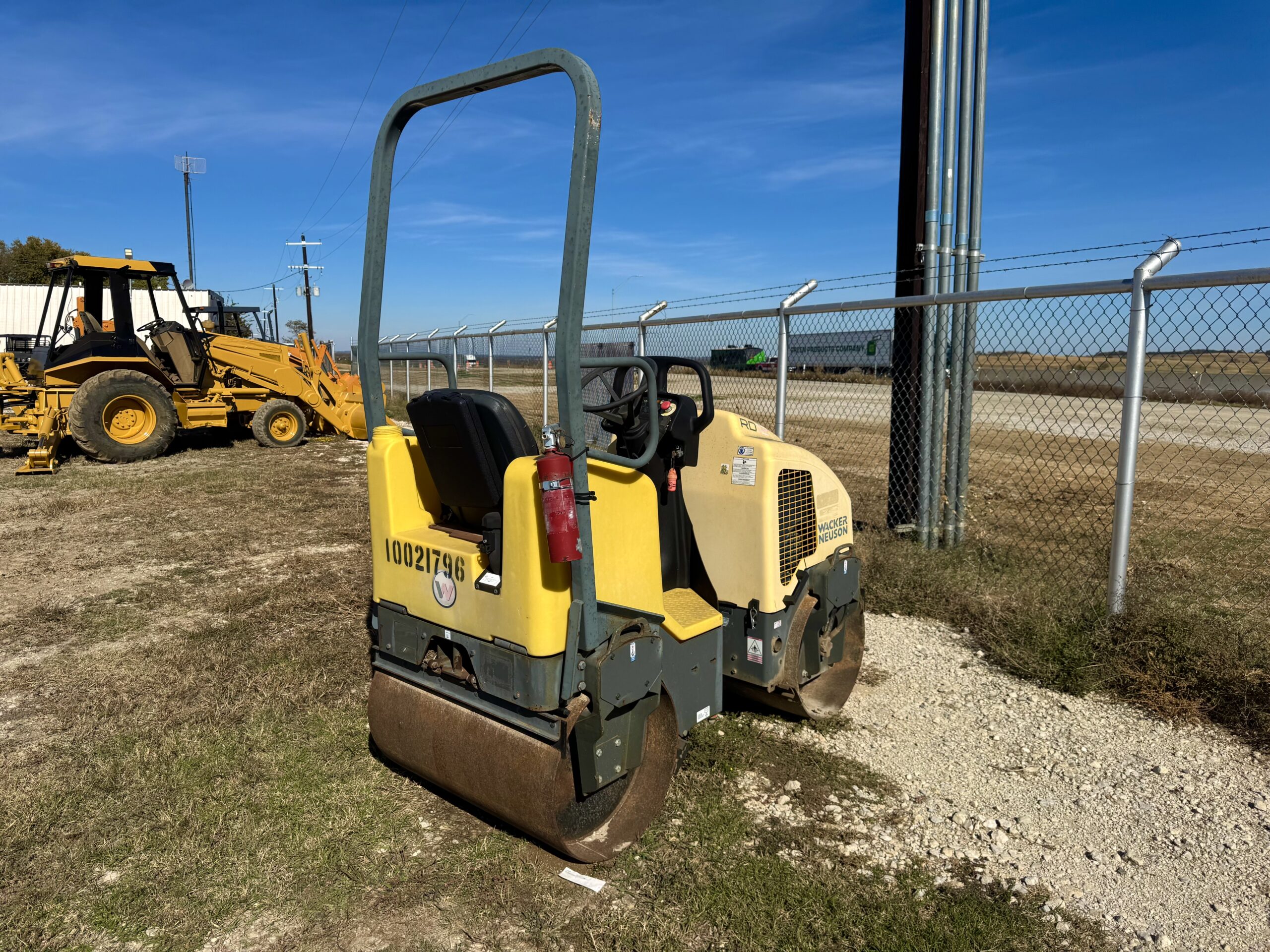 IMG_9492 Compact Smooth Double Drum Roller Wacker Neuson RD12 Interstate Heavy Equipment 817.532.3016