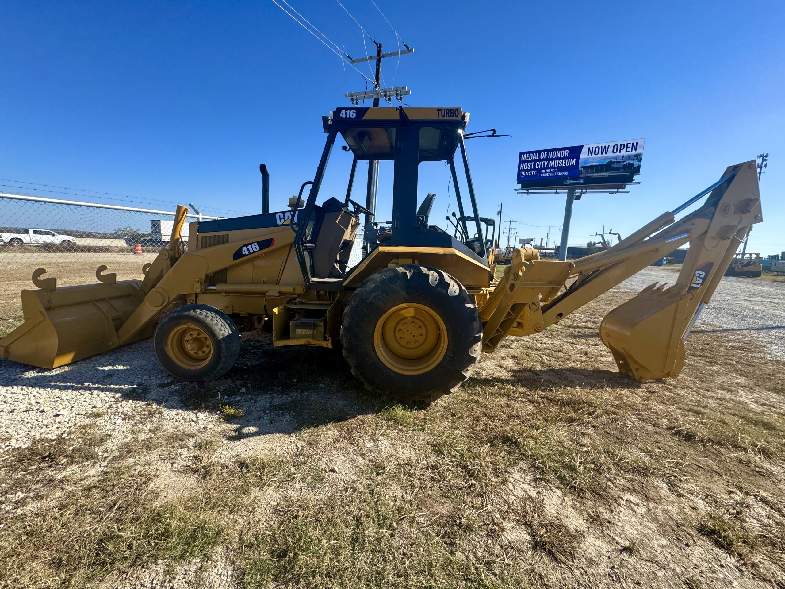Open Cab Backhoe Loader Caterpillar 416 Interstate Heavy Equipment 817.532.3016