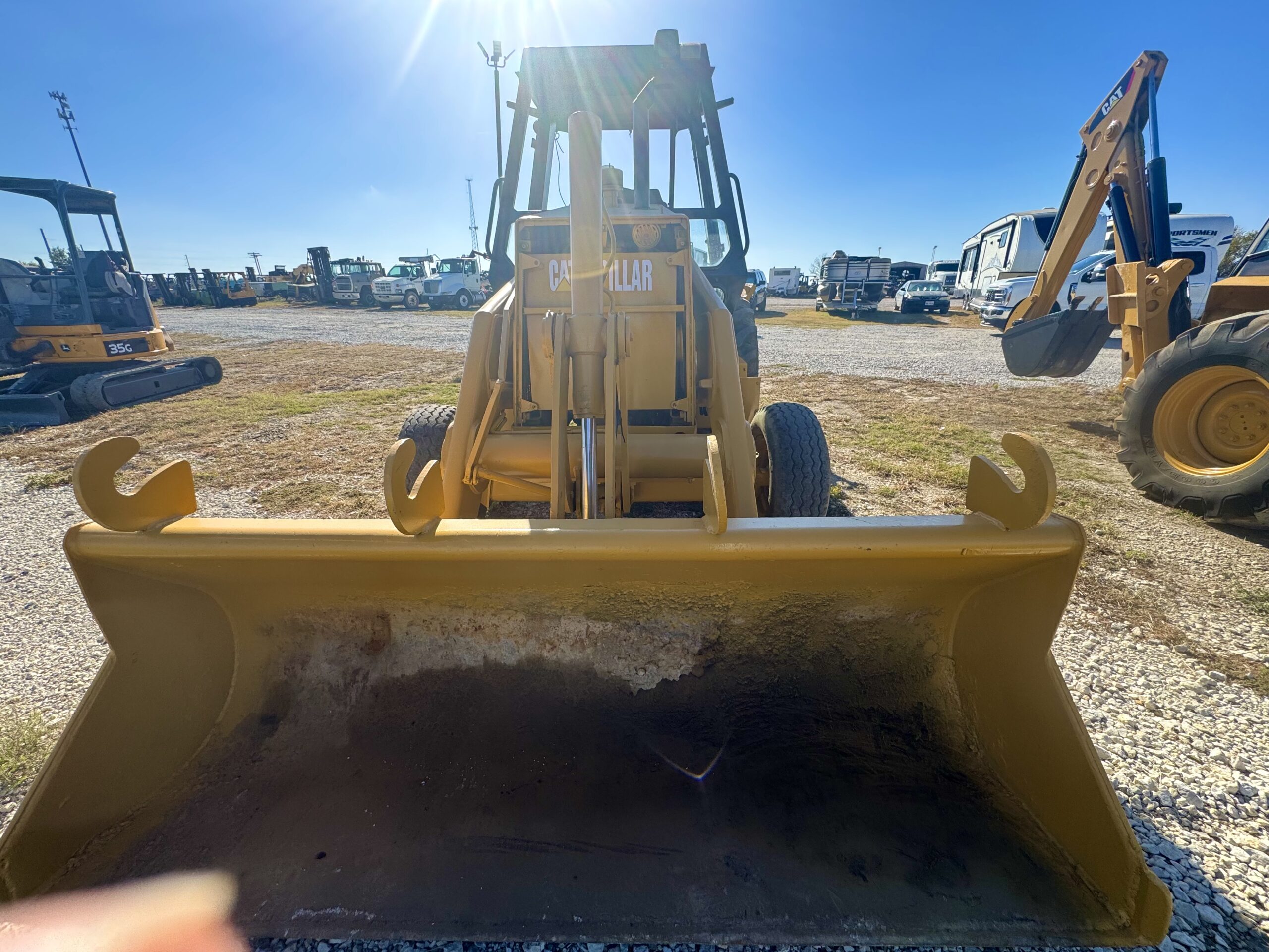 IMG_9551 Open Cab Backhoe Loader Caterpillar 416 Interstate Heavy Equipment 817.532.3016