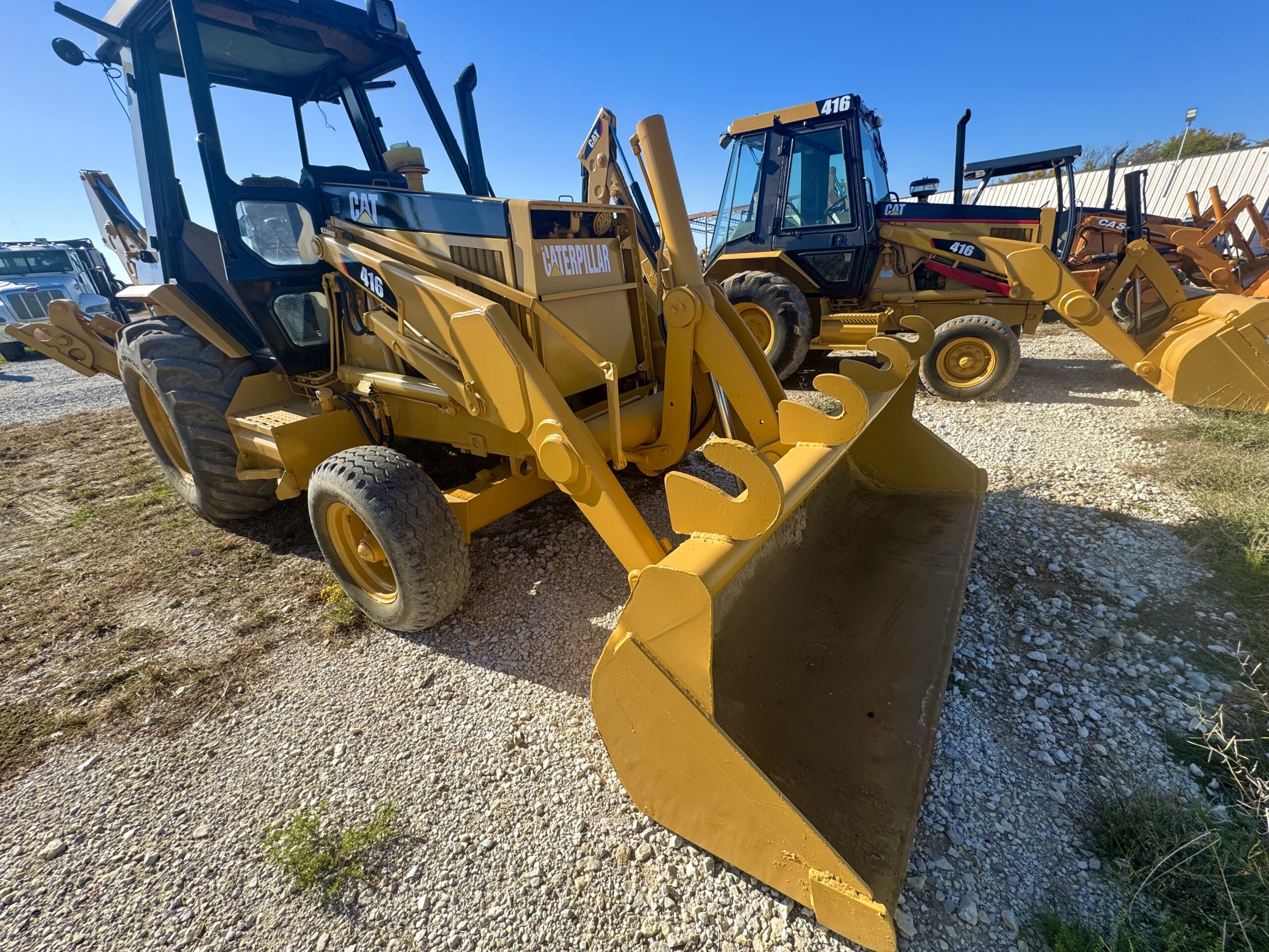 IMG_9552 Open Cab Backhoe Loader Caterpillar 416 Interstate Heavy Equipment 817.532.3016