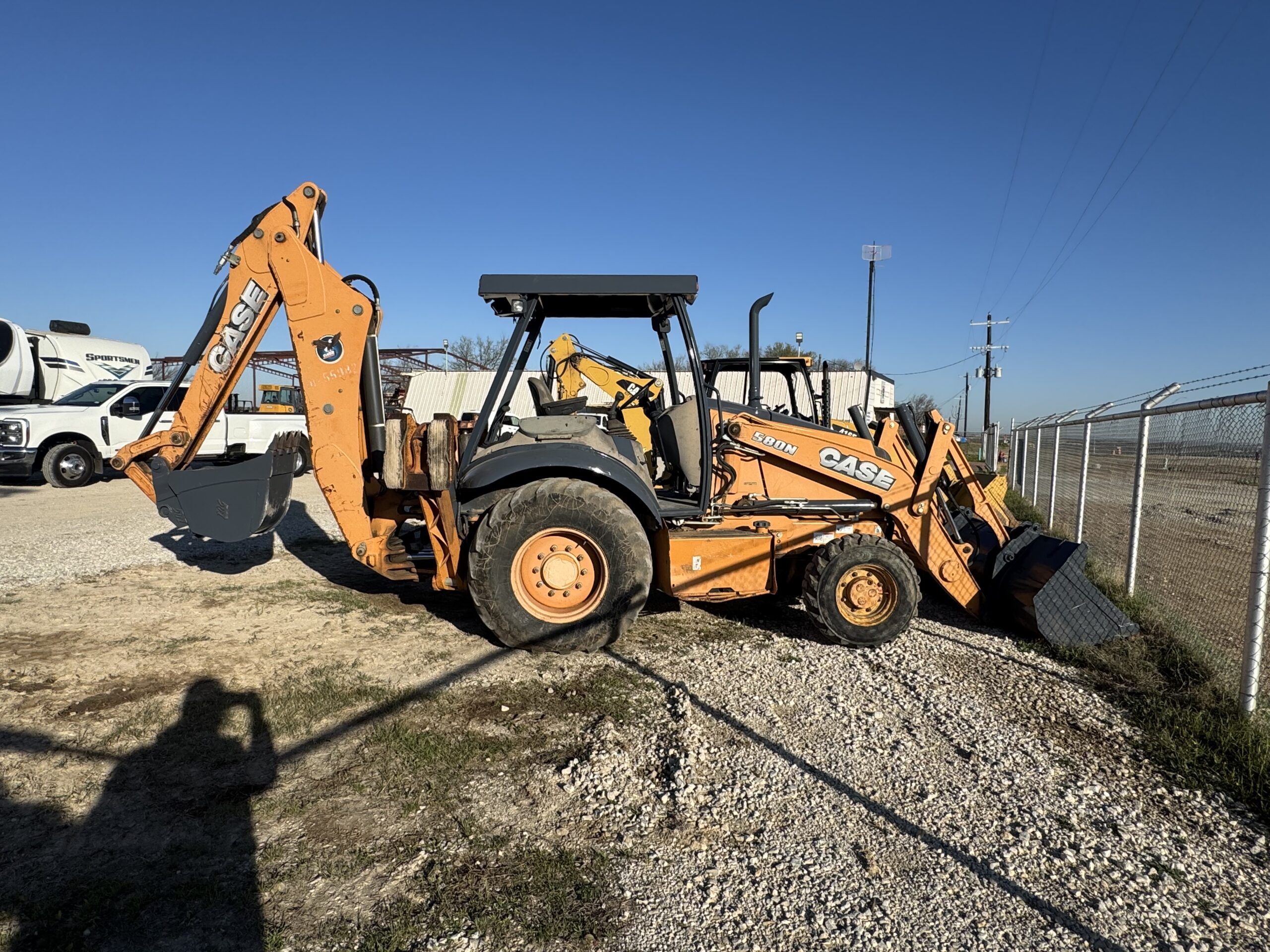 Backhoe Loader Case 580N Interstate Heavy Equipment 817.532.3016