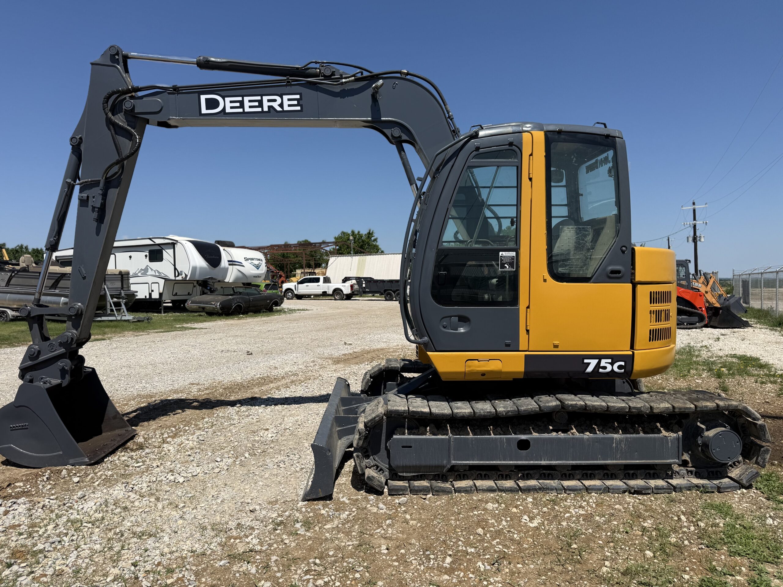 Midi excavator John Deere 75C Interstate Heavy Equipment 817.532.3016