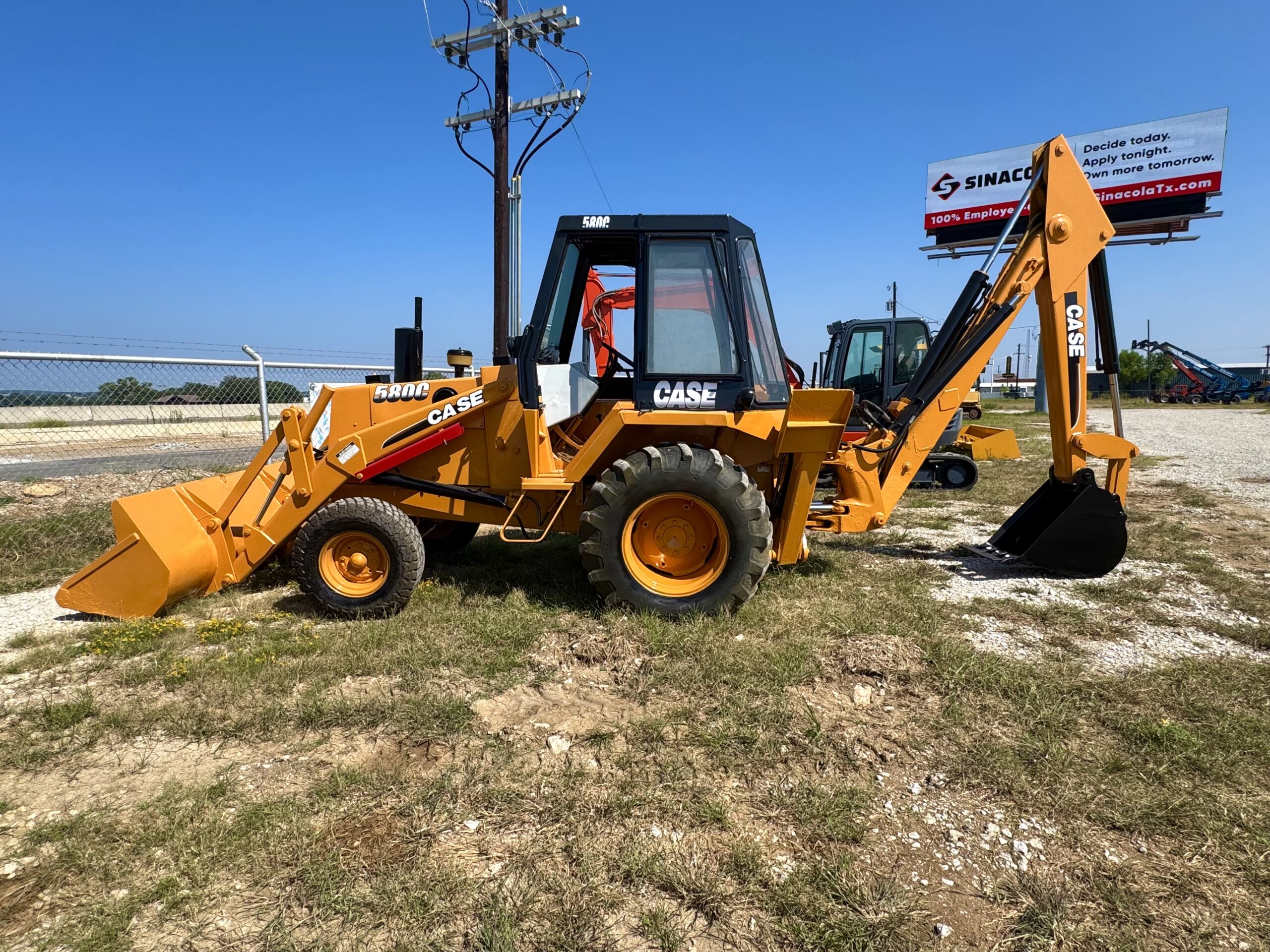 Backhoe Loader Case 580C Interstate Heavy Equipment 817.532.3016